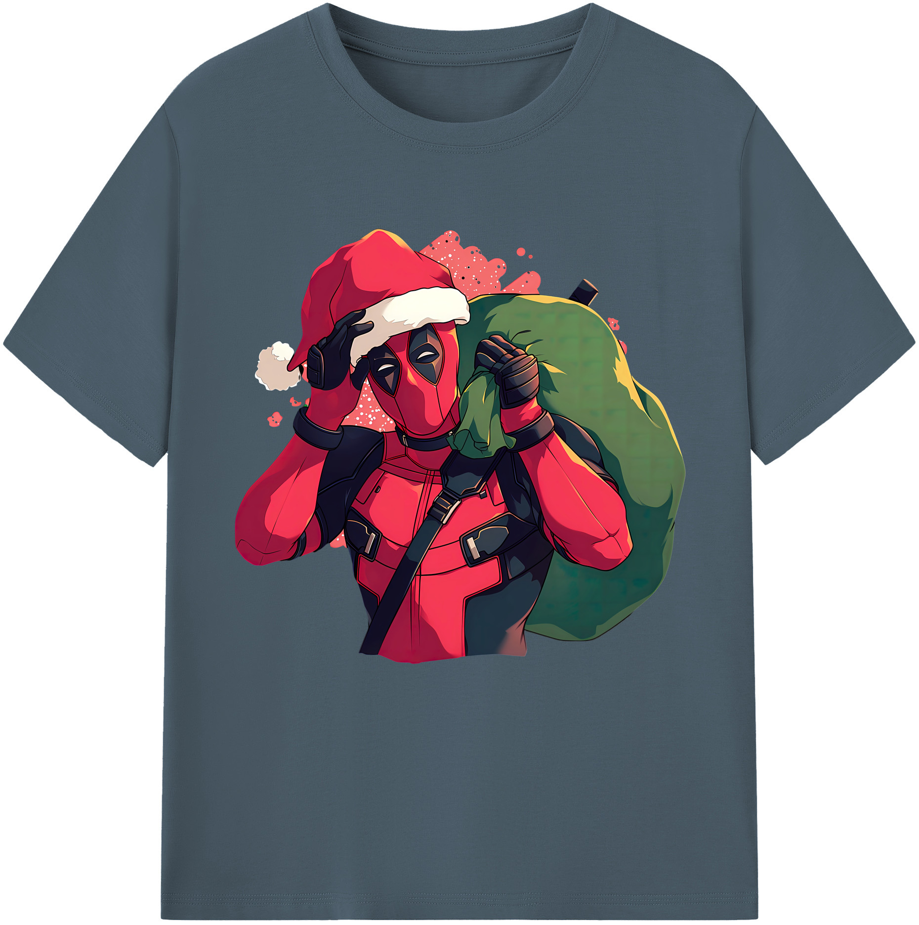 （画像用） Deadpool デッドプール 綿100％半袖Tシャツ（フロントプリント）
